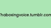 Thaboxingvoice.tumblr.com Coupon Codes