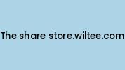 The-share-store.wiltee.com Coupon Codes