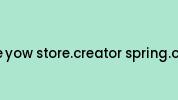 The-yow-store.creator-spring.com Coupon Codes
