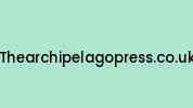 Thearchipelagopress.co.uk Coupon Codes
