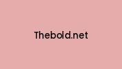 Thebold.net Coupon Codes