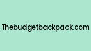 Thebudgetbackpack.com Coupon Codes