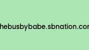 Thebusbybabe.sbnation.com Coupon Codes