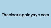 Theclearingplaynyc.com Coupon Codes