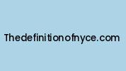 Thedefinitionofnyce.com Coupon Codes