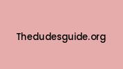 Thedudesguide.org Coupon Codes