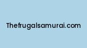 Thefrugalsamurai.com Coupon Codes