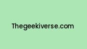 Thegeekiverse.com Coupon Codes