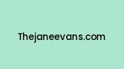 Thejaneevans.com Coupon Codes