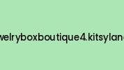 Thejewelryboxboutique4.kitsylane.com Coupon Codes