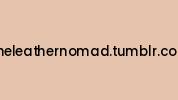 Theleathernomad.tumblr.com Coupon Codes