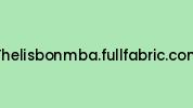 Thelisbonmba.fullfabric.com Coupon Codes