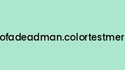 Theoryofadeadman.colortestmerch.com Coupon Codes