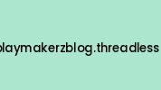 Theplaymakerzblog.threadless.com Coupon Codes