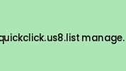 Thequickclick.us8.list-manage.com Coupon Codes