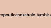 Therapeuticchokehold.tumblr.com Coupon Codes