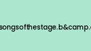 Thesongsofthestage.bandcamp.com Coupon Codes