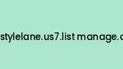 Thestylelane.us7.list-manage.com Coupon Codes