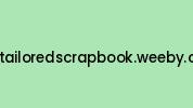 Thetailoredscrapbook.weeby.com Coupon Codes