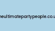 Theultimatepartypeople.co.uk Coupon Codes