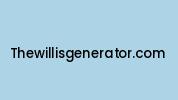 Thewillisgenerator.com Coupon Codes