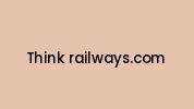 Think-railways.com Coupon Codes