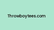 Throwboytees.com Coupon Codes