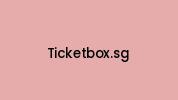 Ticketbox.sg Coupon Codes