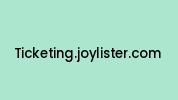 Ticketing.joylister.com Coupon Codes