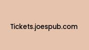 Tickets.joespub.com Coupon Codes