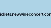Tickets.newwineconcert.com Coupon Codes