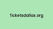 Ticketsdallas.org Coupon Codes