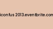Ticonfus-2013.eventbrite.com Coupon Codes