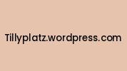 Tillyplatz.wordpress.com Coupon Codes