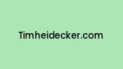 Timheidecker.com Coupon Codes