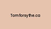 Tomforsythe.ca Coupon Codes