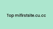 Top-mifirstsite.cu.cc Coupon Codes