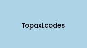 Topaxi.codes Coupon Codes