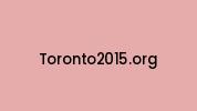 Toronto2015.org Coupon Codes