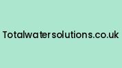 Totalwatersolutions.co.uk Coupon Codes