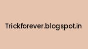 Trickforever.blogspot.in Coupon Codes