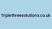 Triplethreesolutions.co.uk Coupon Codes