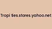 Tropi-ties.stores.yahoo.net Coupon Codes