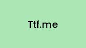 Ttf.me Coupon Codes