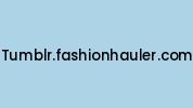 Tumblr.fashionhauler.com Coupon Codes