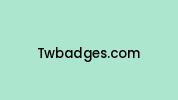 Twbadges.com Coupon Codes