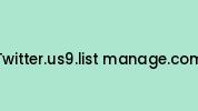 Twitter.us9.list-manage.com Coupon Codes