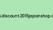 U56.discount.2015japanshop.com Coupon Codes