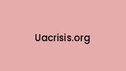 Uacrisis.org Coupon Codes