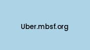 Uber.mbsf.org Coupon Codes